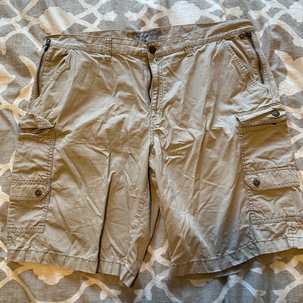Michael Kors Men’s Khaki Cargo Shorts
